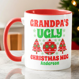 Personlig morfars fina julsötare mugg
