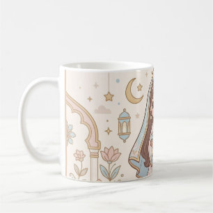 Personlig Morisk Prinsessa Anteckningsbok för Flic Kaffemugg