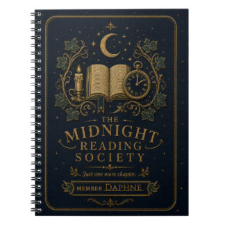 Personlig mörk akademisk läsarjournal anteckningsbok