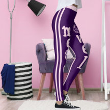 Personlig Mörk Lila Rosa Rand Pet Cat