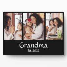 Personlig Mormor Est. 3-bildskollage