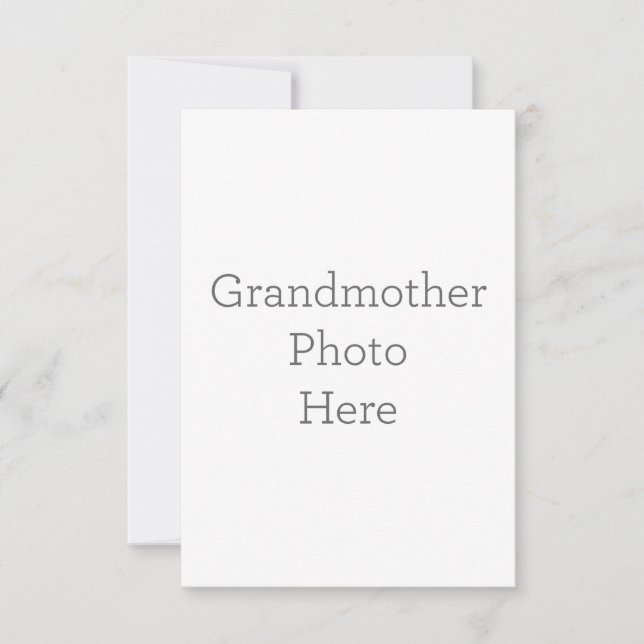 8,9 x 12,7 cm Platt Save The Date-kort (Framsida)