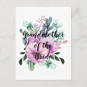 Personlig Mormor på Bride BUDGET Vykort