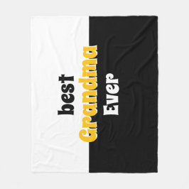 personlig mormor retro flanellfilt fleecefilt