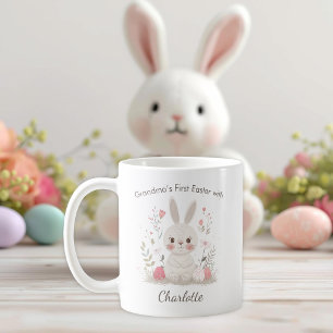 Personlig Mormors Första Påskmugg Kaffemugg