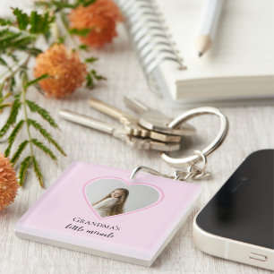 Personlig mormors lilla Miracle Heart Photo
