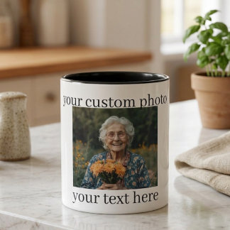 Personlig Mormors Mugg Anpassad Fotopresent