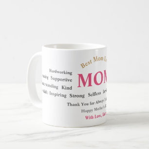 Personlig mormorsdagsmugg kaffemugg