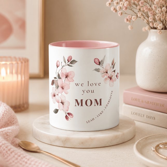 Personlig mormug för mamma på mors dag mugg (Skapare uppladdad)