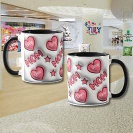 Personlig Mors dag "3D-effekt" Mugg