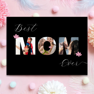 Personlig Mors Dag Bästa MAMMA Någonsin Foto Kort