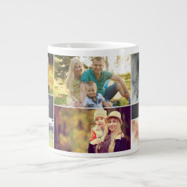 Personlig Mors dag Fotokollage Jumbo Mugg