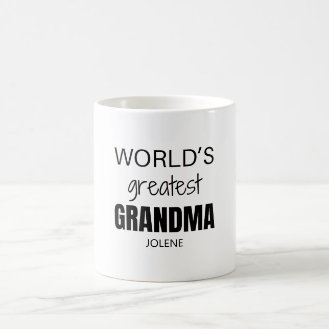 Personlig Mors dag-gåva till mormor Kaffemugg (Center)