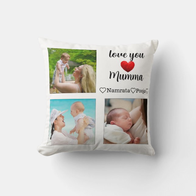 Personlig Mors dag Gift keepsaké Kudde (Framsida)