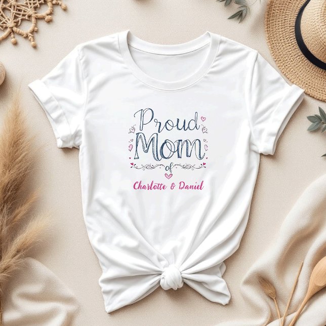 Personlig Mors dag Gift | Proud Mamma av T Shirt (Skapare uppladdad)