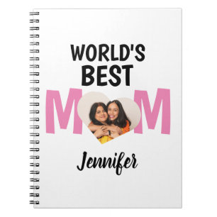 Personlig Mors dag Gift, världens bästa MAMMA Anteckningsbok