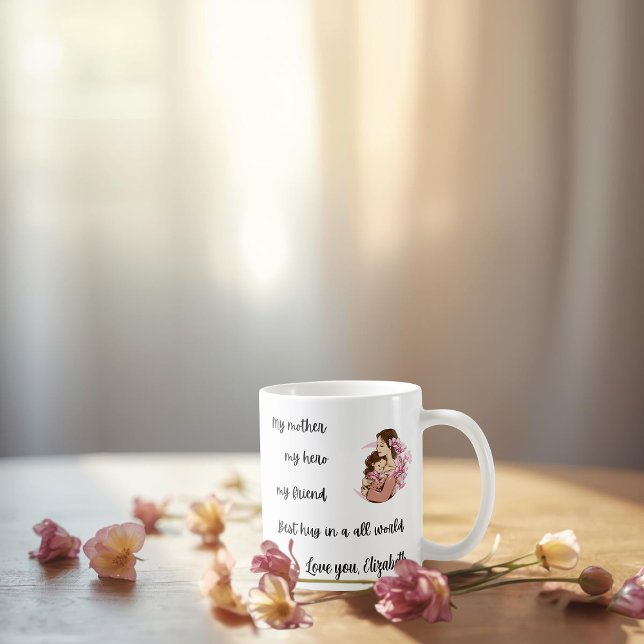 Personlig Mors Dag Mamma Hugg Mugg (Skapare uppladdad)
