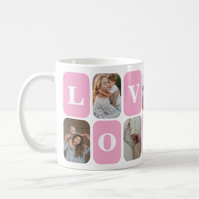 Personlig Mors dag Mugg - Anpassningsbar Photo Mug (Vänster)
