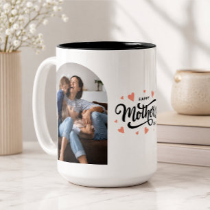 Personlig Mors Dag-mugg med foto Två-Tonad Mugg
