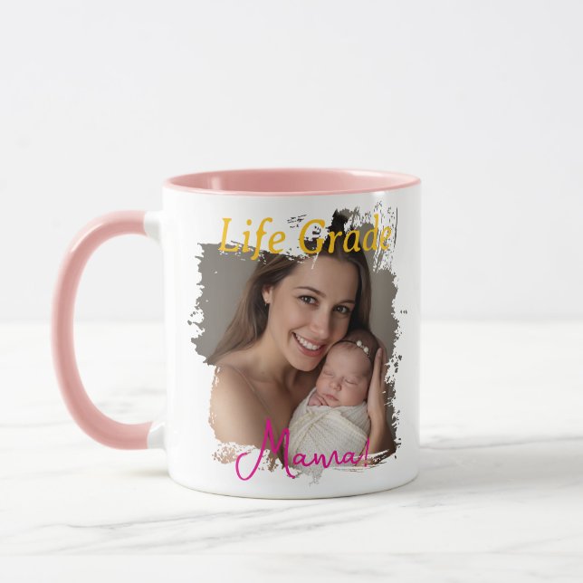 Personlig Mors dag Mugg Ny Mamma Present  (Vänster)