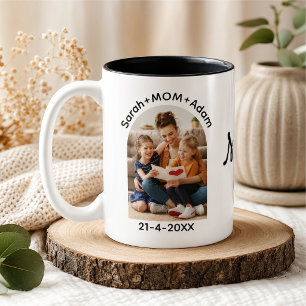 Personlig mors dag Två-Tonad mugg