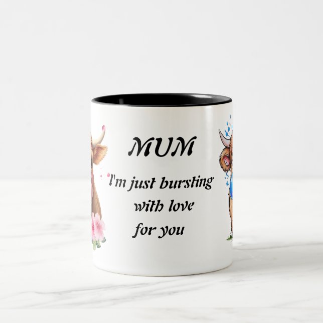 Personlig Morsa Höland Kokkaffe Mugg (Center)