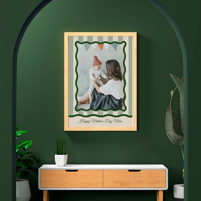 Personlig morsdagpresentt trendig estetik  poster (Skapare uppladdad)