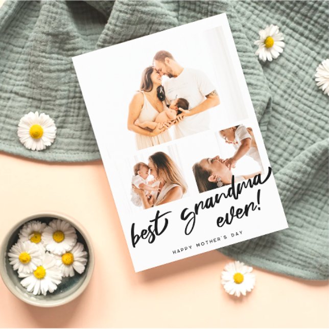 Personlig morsoendagsbild för mormor kort (Skapare uppladdad)