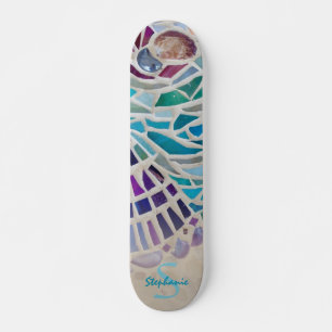 Personlig Mosaic Mini Skateboard Bräda 18,5 Cm