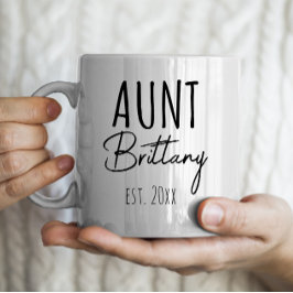 Personlig Moster & Est. År Kaffemugg