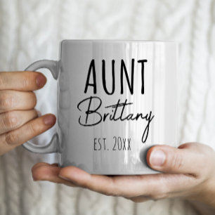 Personlig Moster & Est. År Kaffemugg