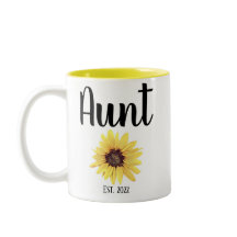 Personlig Moster Est. Färgad solros