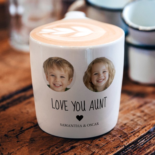 Personlig Moster Gift | Anpassningsbar Ansikte Espressomugg (Skapare uppladdad)
