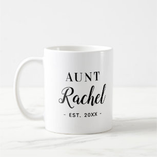 Personlig Moster Monogram Mugg
