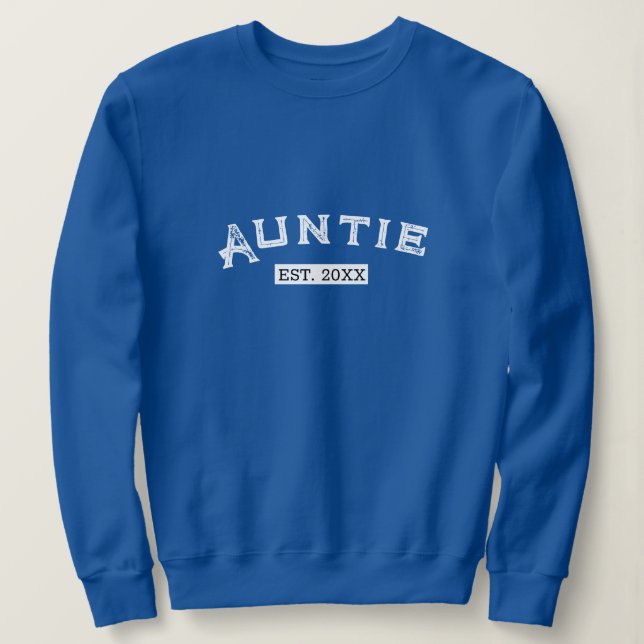 Personlig moster-sweatshirt - Est-årspresent T Shirt (Design framsida)