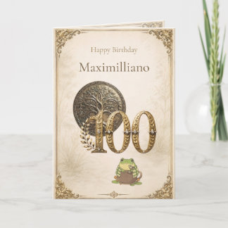 Personlig mötes Zochi 100-årsdag Kort