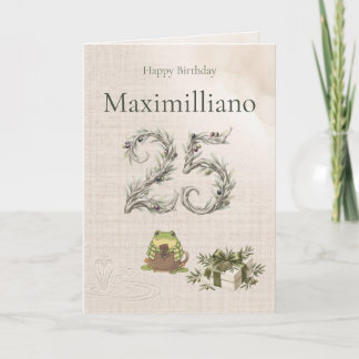 Personlig mötes Zochi 25-årsdag Kort