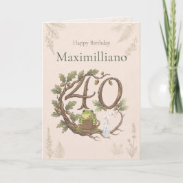 Personlig mötes Zochi 40-årsdag Kort