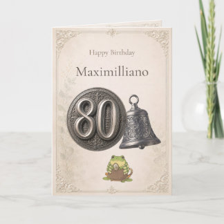 Personlig mötes-Zochi 80-årsdag Kort