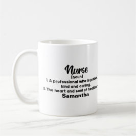 Personlig Motivational Nurse Definition Kaffe Kaffemugg