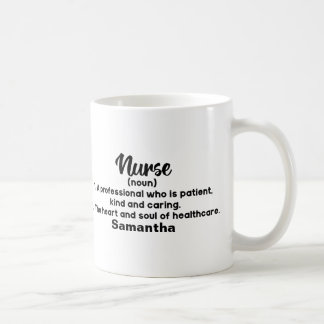 Personlig Motivational Nurse Definition Kaffe Kaffemugg