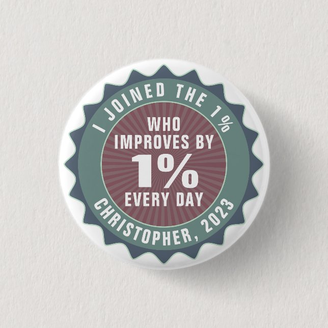 Personlig Motivations- En Procents Influencer Knapp (Framsida)