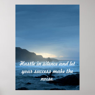 Personlig motiverande havsframgångsaffisch poster