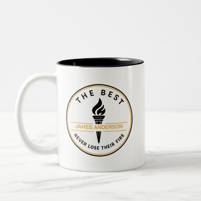 Personlig motiverande kaffemugg (Vänster)