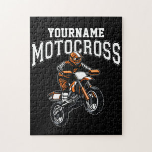 Personlig Motocross Dirt Bike Förare Racing Pussel