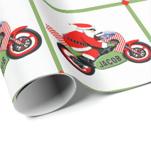 Personlig Motocross-present Presentpapper