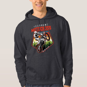 Personlig Motocross Racing Dirt Bike Trail Ride Hoodie