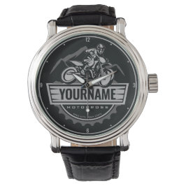 Personlig Motocross Rider Dirt Bike Backe Tävla Armbandsur