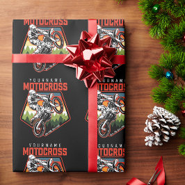 Personlig Motocross Tävla Dirt Bike Trail Ride Presentpapper