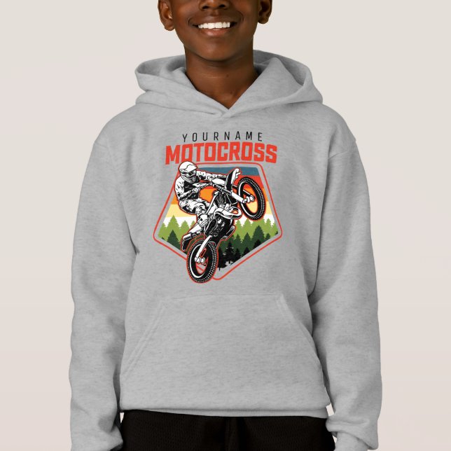 Personlig Motocross Tävla Dirt Bike Trail Ride T Shirt (Framsida)